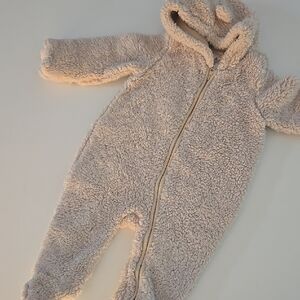 GAP Cream Fleece Kids Footie